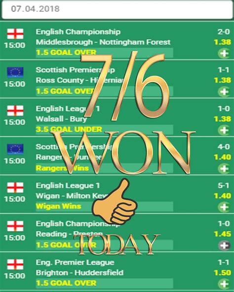betting tips of today
